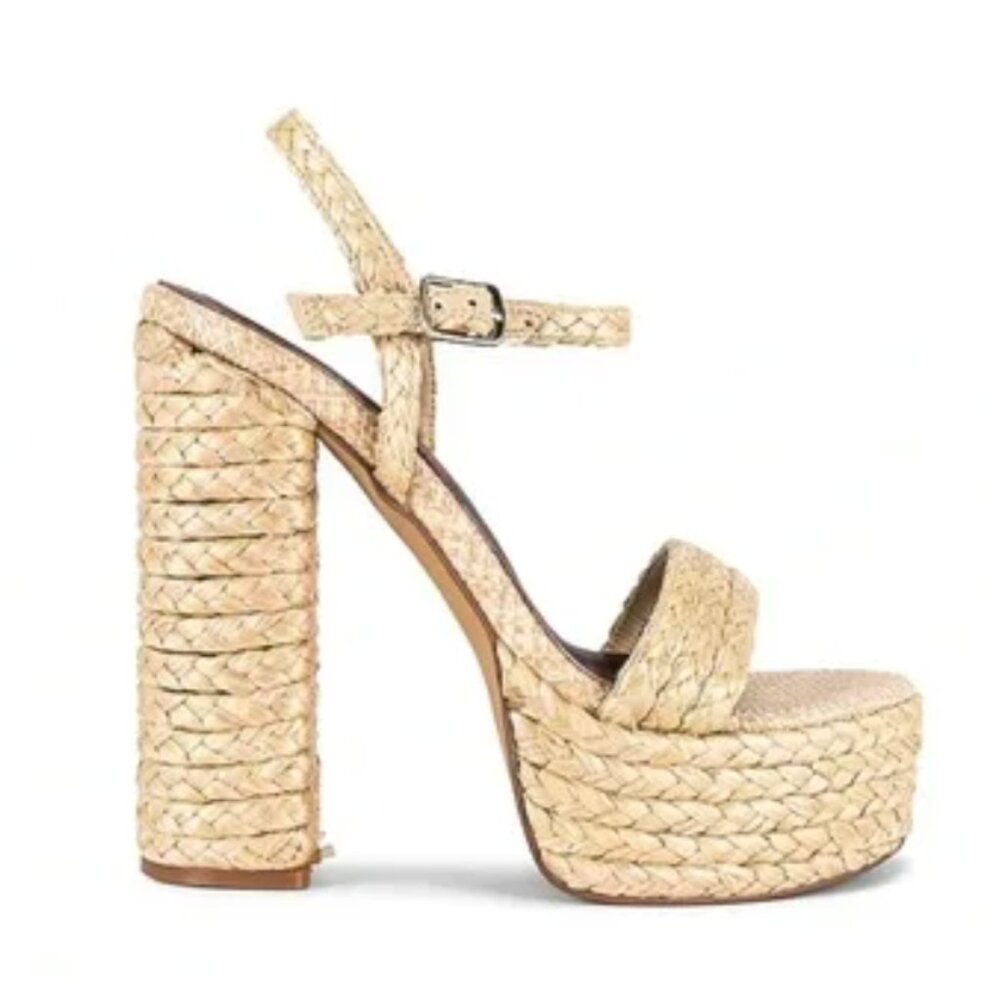 Jeffrey Campbell Raffia Platform Heel